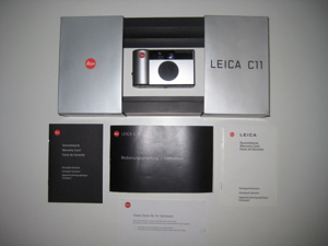 Leica - c11 - silber - set   komplett - ovp + boxed - eur 335 Bild 2
