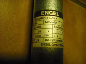 Getriebemotor   Elektromotor   E-Motor   Gleichstrom-Motor   Fa.Engel Bild 2