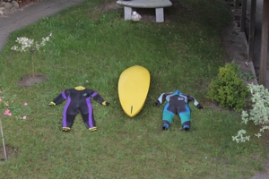 SURFEN - 2 X BOARDS - JEWEILS ÜBER KOMPLET - KLEIDUNG - SURFWAGEN - STRAND / BEACH - SB - EUR 575 Bild 2