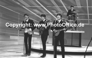 Beatles Ed Sullivan Show 1964, rares 30x45cm Konzert Foto Poster vom orig. Negativ