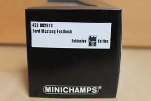 Minichamps - Ford Mustang Fastback , limitierte exklusive Auto Bild Edition Bild 3