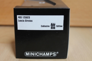 Minichamps - Lancia Stratos, limitierte exklusive Auto Bild Edition Bild 2