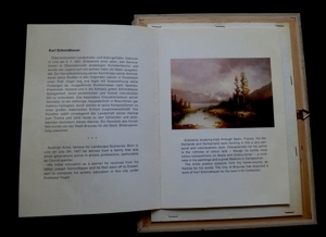 2 Gemälde Ölgemälde Ölbild Aquarell Österreich Austria, 1 x Karl Schmidbauer geb.1921Linz Bild 5