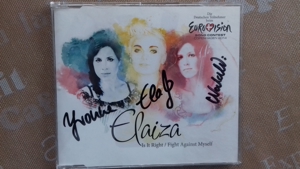 Unbenutzte Single CD von Elaiza "Handsigniert" Bild 1