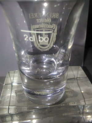 4 alte kleine Gläser Schnapsgläser Andenkenglas Andenken Bild 9
