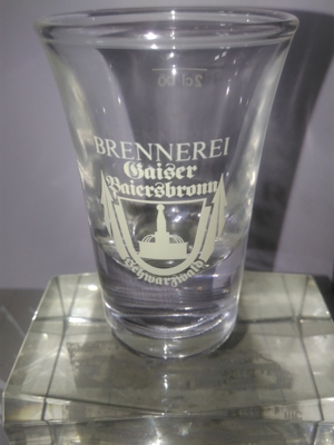 4 alte kleine Gläser Schnapsgläser Andenkenglas Andenken Bild 8