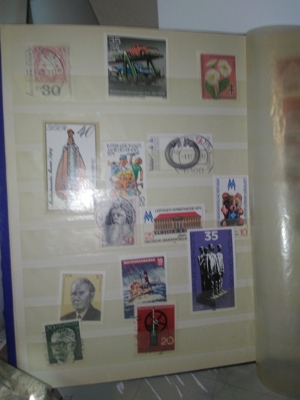 BRIEFMARKENSAMMLUNG "DEUTSCHLAND", altes Lagerbuch (1960er-Jahre) Bild 5