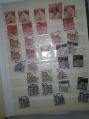 BRIEFMARKENSAMMLUNG "DEUTSCHLAND", altes Lagerbuch (1960er-Jahre) Bild 6