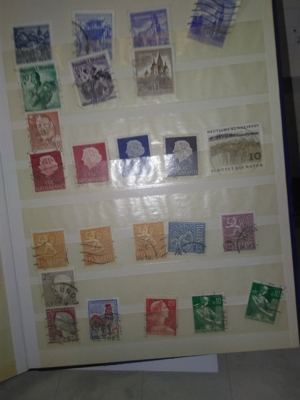 BRIEFMARKENSAMMLUNG "DEUTSCHLAND", altes Lagerbuch (1960er-Jahre) Bild 13