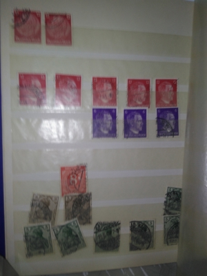 BRIEFMARKENSAMMLUNG "DEUTSCHLAND", altes Lagerbuch (1960er-Jahre) Bild 9