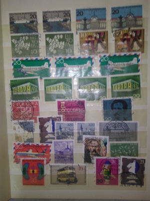 BRIEFMARKENSAMMLUNG "DEUTSCHLAND", altes Lagerbuch (1960er-Jahre) Bild 3