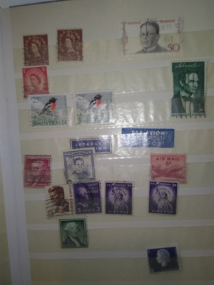 BRIEFMARKENSAMMLUNG "DEUTSCHLAND", altes Lagerbuch (1960er-Jahre) Bild 11