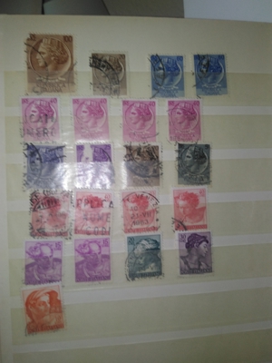 BRIEFMARKENSAMMLUNG "DEUTSCHLAND", altes Lagerbuch (1960er-Jahre) Bild 12