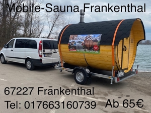 Mobile Sauna, Fasssauna, Sauna Mieten Vermietung & Verkauf. HOTKEG.PRO Bild 1