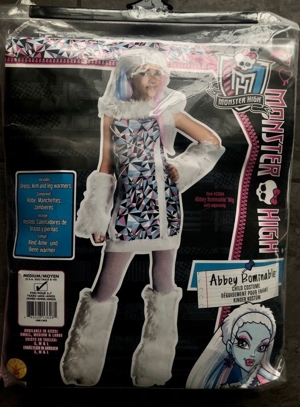 Monster High Abbey Bominable Fasching Halloween Hallowen M (Gr.116-128) NEU