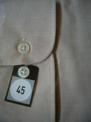 Langarm Hemd für Herren, beige, Gr. 45, normale Passform, langärmlig, pflegeleicht, C&A Bild 2