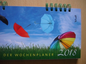 Kalender / Tischkalender: Irische Segenswünsche 2018 - Der Wochenplaner, St. Benno Bild 2