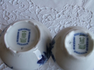 Zucker Milch Milchkännchen blaue Rose Schumann Arzberg Bild 16