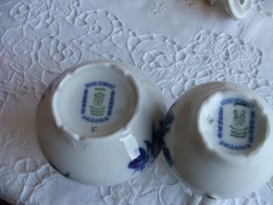 Zucker Milch Milchkännchen blaue Rose Schumann Arzberg Bild 15