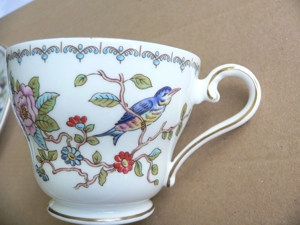 Tasse + Untertasse Kaffeetasse Teetasse Aynsley Pembroke Eighteenth Century Desing Bild 7