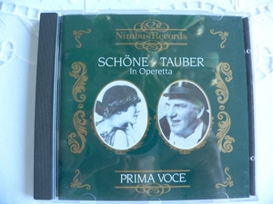 Richard Tauber Lotte Schöne Operette CD Bild 1