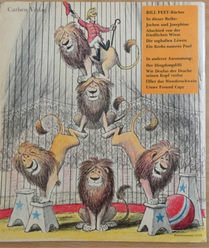 Die zaghaften Löwen von Bill Peet / Carlsen Verlag 1977 Bild 2