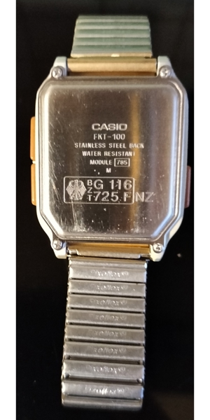 Vintage Casio Funkuhr von 1995 seltenes Sammlerstück 1.Funkuhr von Casio Bild 5