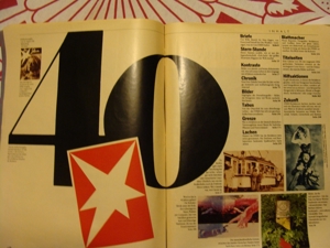 Jubiläumsausgabe 1988 "40 Jahre Stern" + FAZ-1991 Mini-Faksimile Bild 5