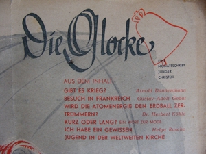 5 Ausgaben "Die Glocke" von 1948 - 1951 - abs. Raritäten !!! Bild 8
