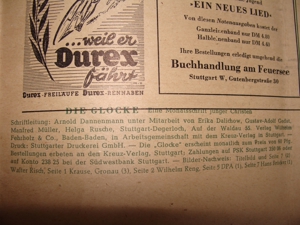 5 Ausgaben "Die Glocke" von 1948 - 1951 - abs. Raritäten !!! Bild 9