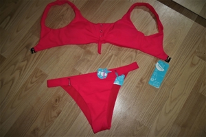2 x Damen Bikini 1x Neon Pink 1x Neon Rot & Neu! Gr.S 36 Bild 12