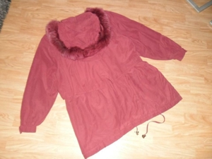 Damen Lang Jacke/Mantel von LEONARDO Bordeaux Gr.44 Gut Zustand! Bild 17