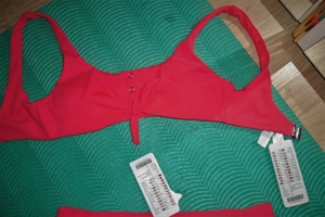 2 x Damen Bikini 1x Neon Pink 1x Neon Rot & Neu! Gr.S 36 Bild 14