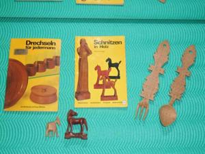 Das Buch Schnitzen in Holz & Holz Figur und Holz Besteck Bild 1