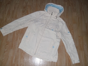 2x Damen Blau & Weiss Regen/Windfest Blouson Jacke Gr. S 36/38