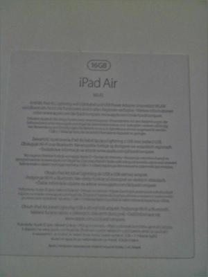 APPLE MD788FD/B iPad Air Wi-Fi ohne UMTS 16GB Silver OVP! Neu! Bild 8