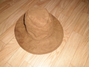 Damen Echtes Leder Hut & Russische Mütze mit Fellrandgestrickte Bild 1