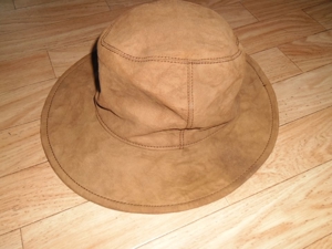 Damen Echtes Leder Hut & Russische Mütze mit Fellrandgestrickte Bild 14