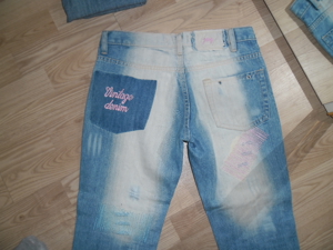 2x Sexy Hüfte 7/8 Jeans Hell/Dunkelblau Hose Gr.29 von JOY wNeu! Bild 5