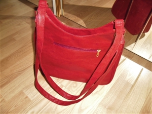 2x Schöne Damen Handtasche in Rote Farben In Top Zustand wie Neu! Bild 12