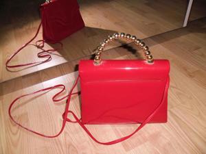 2x Schöne Damen Handtasche in Rote Farben In Top Zustand wie Neu! Bild 3