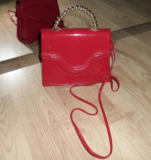 2x Schöne Damen Handtasche in Rote Farben In Top Zustand wie Neu! Bild 2