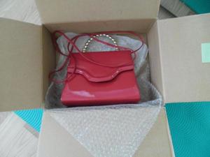 2x Schöne Damen Handtasche in Rote Farben In Top Zustand wie Neu! Bild 9