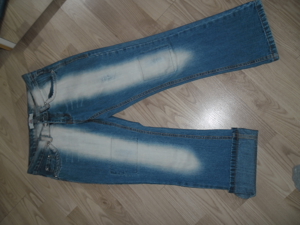 2x Sexy Hüfte 7/8 Jeans Hell/Dunkelblau Hose Gr.29 von JOY wNeu! Bild 7