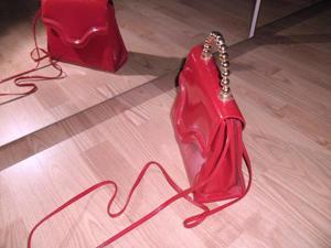 2x Schöne Damen Handtasche in Rote Farben In Top Zustand wie Neu! Bild 4