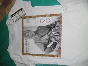 2x Weiss Strecht Damen T-Shirt G.S von Tully Neu mit Etiketten! Bild 3