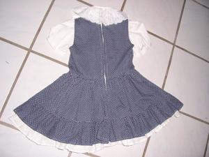 Kleid & Bluse Blau/Weiß Trägerkleid Gr.110/116 TOP Zustand! Bild 5