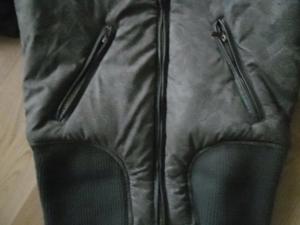 H&M Winterjacke Graue Jacke mit Kapuz Gr. S Bild 2