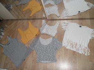 12x Sommer Tops Tunika Shirt & Bauchfrei Tops Gr. 34-36 S wNeu! Bild 15
