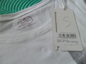 2x Weiss Strecht Damen T-Shirt G.S von Tully Neu mit Etiketten! Bild 6